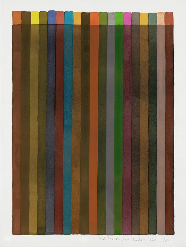 Ansicht: Brush Strokes On Brown (Markus) #02