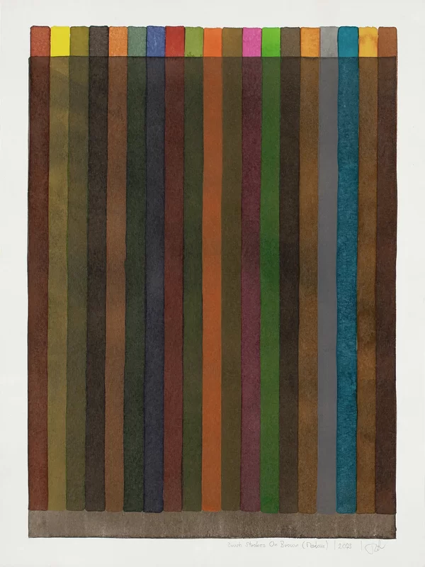 Ansicht: Brush Strokes On Brown (Markus) #01