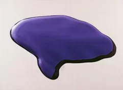 Ansicht: violetter Klecks